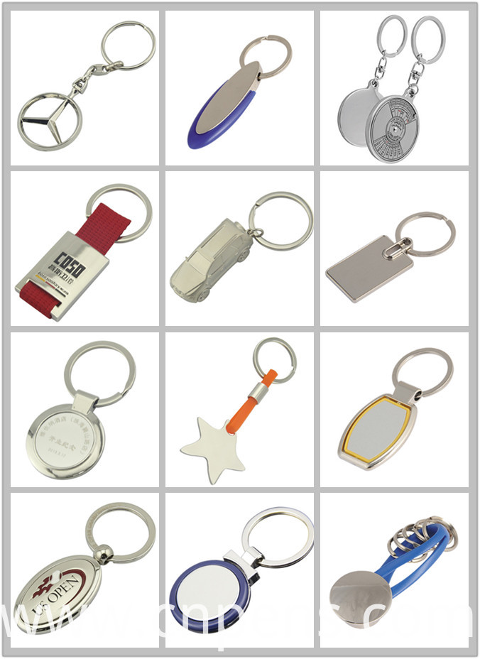 Promotion Enamel Fashion Four Leaf Clover Lucky Key Holder (F1327)